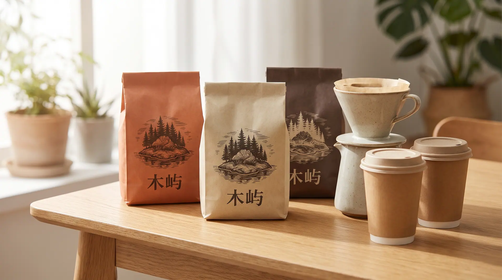 木屿咖啡：精品咖啡烘焙 · 品牌与咖啡袋包装