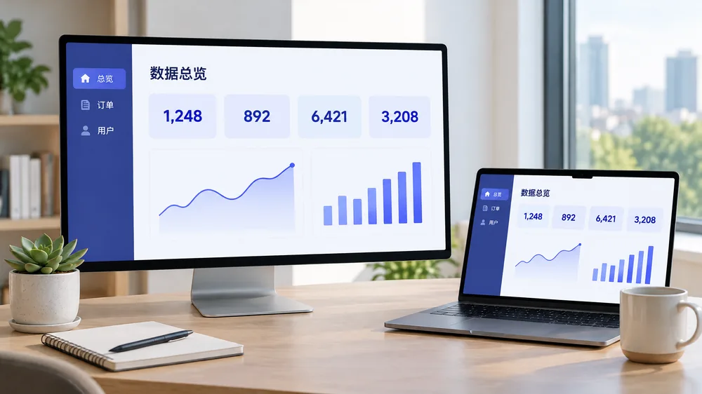 云舟数据看板：B 端 SaaS · 设计体系与看板界面